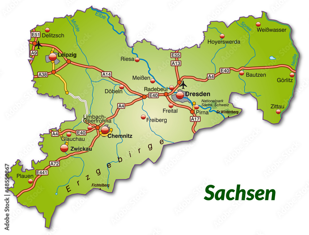 Sachsen-karte-karte-zum-herunterladen-und-ausdrucken