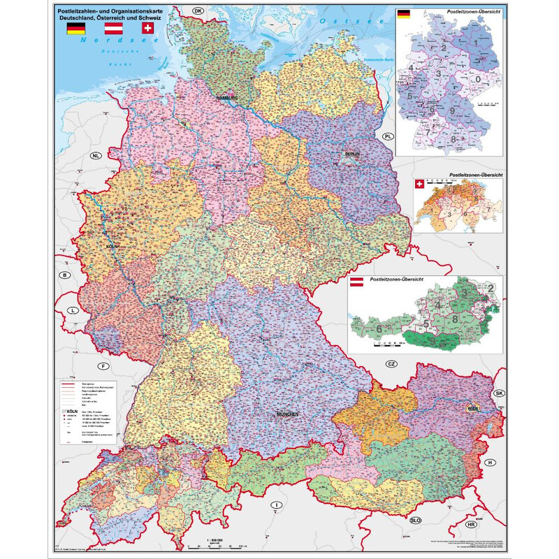 Karte Sddeutschland Und Sterreich